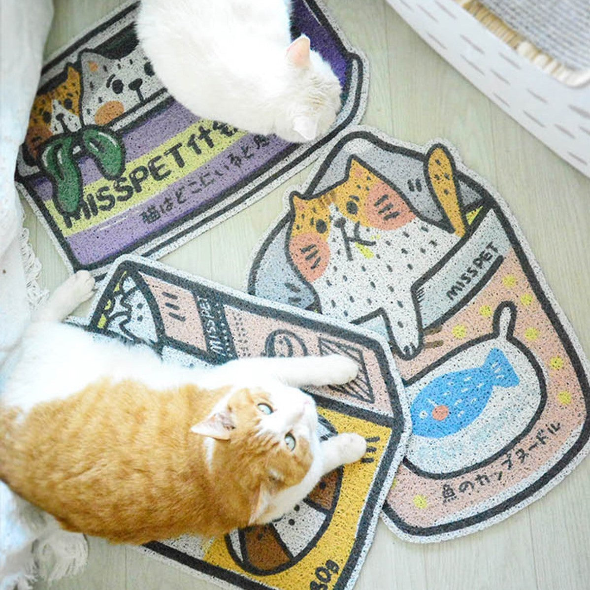 Misspet 小賣部如花小姐貓砂墊 貓砂盆腳墊