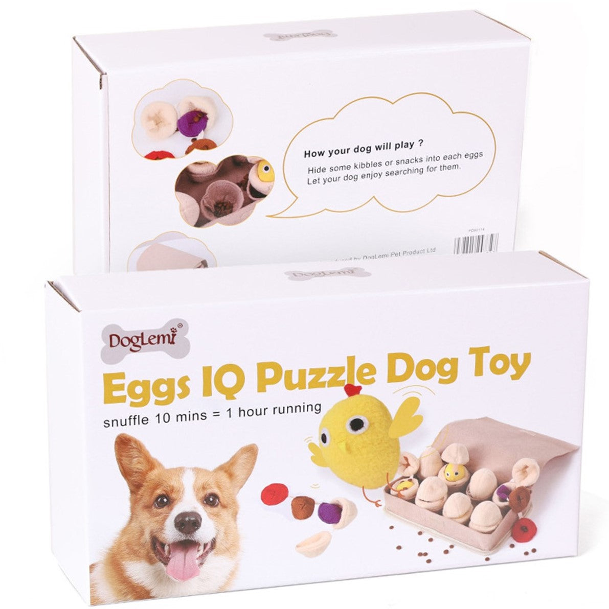 DogLemi多樂米 雞蛋盒嗅聞玩具 藏食玩具