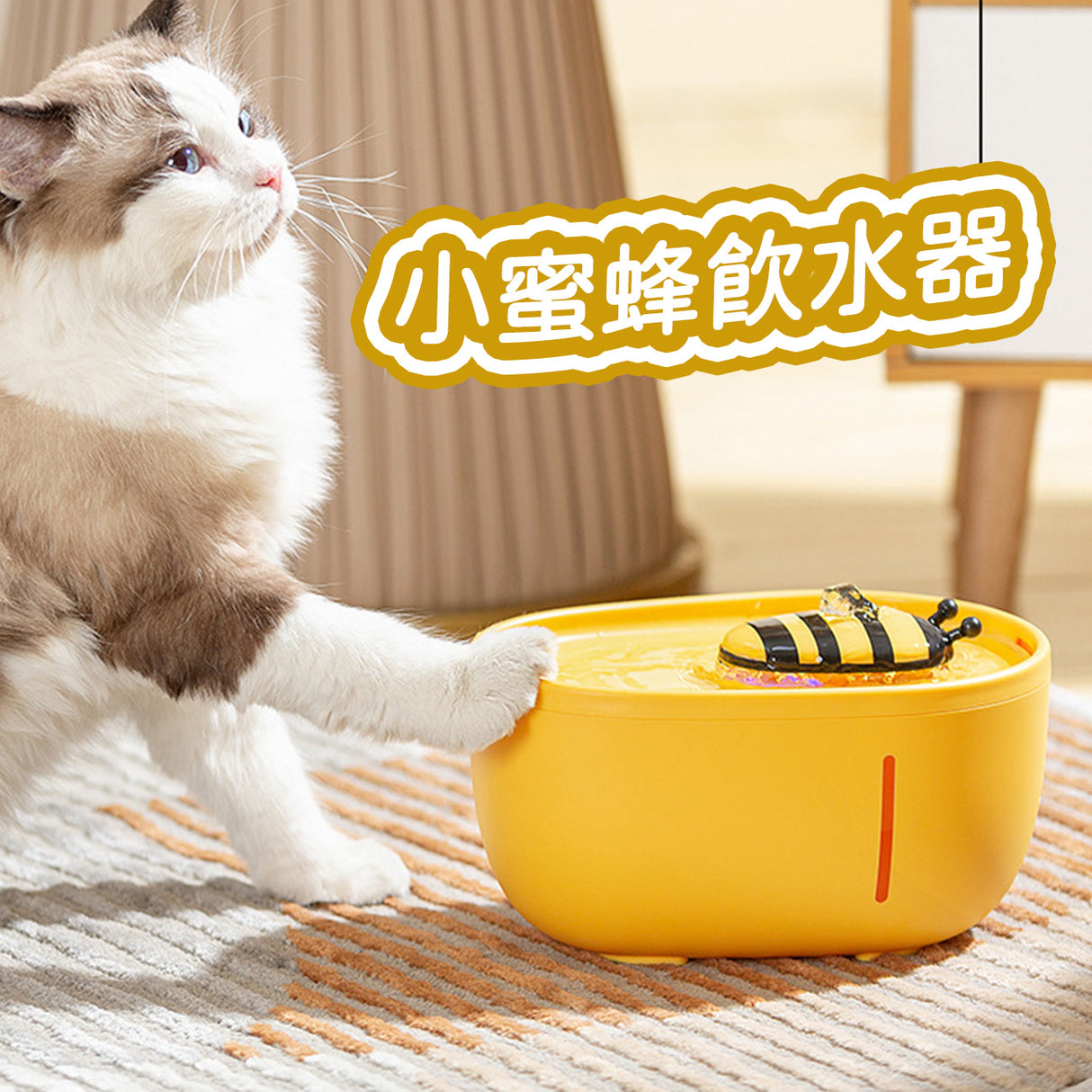 AIWO艾窩 小蜜蜂飲水器 循環活水機 寵物飲水機 自動飲水器 寵物活水機