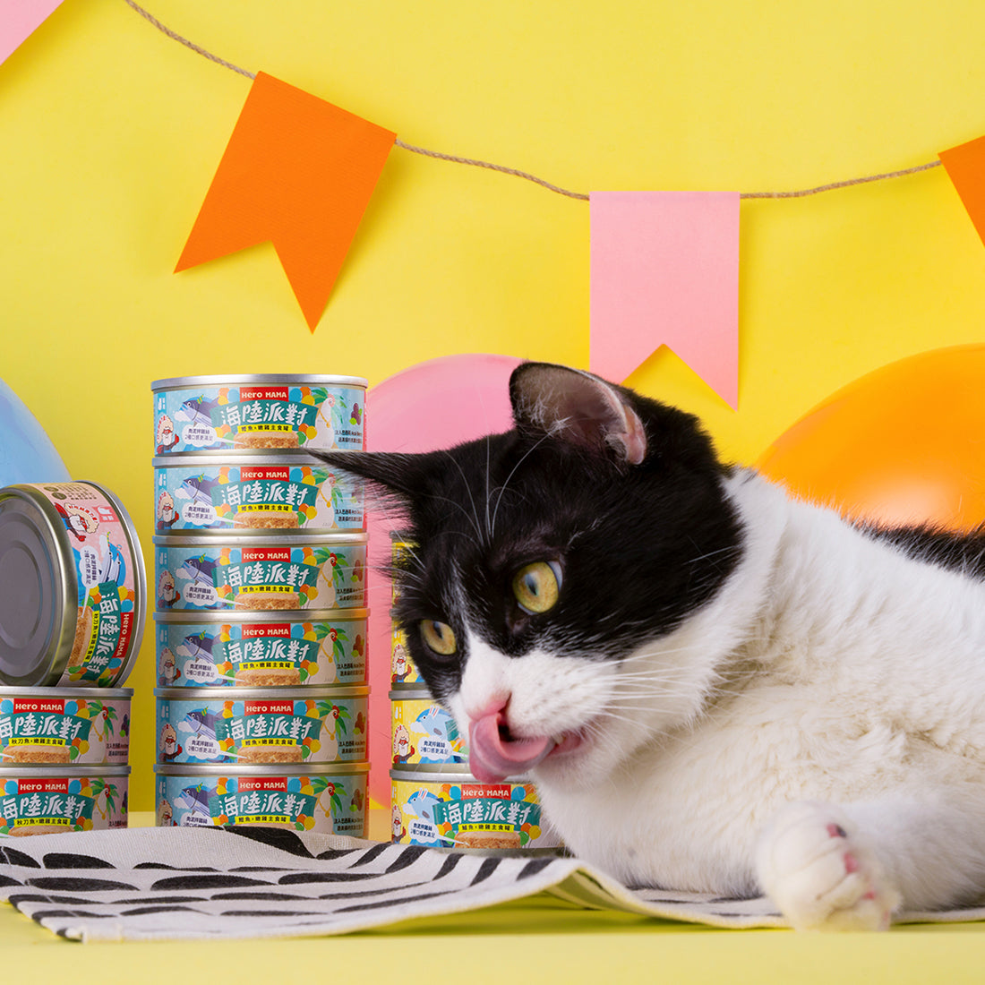 HeroMama 海陸派對主食罐 貓主食罐 80g