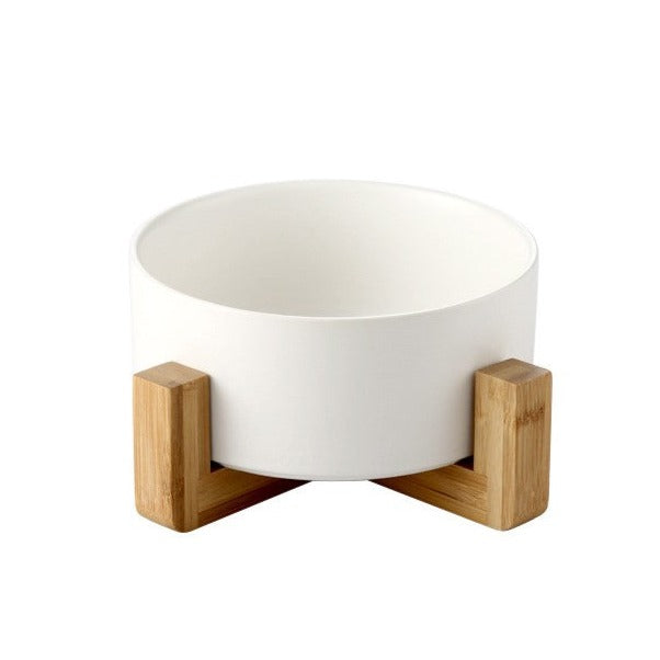 木架陶瓷寵物碗 13cm / 15.5cm 6色