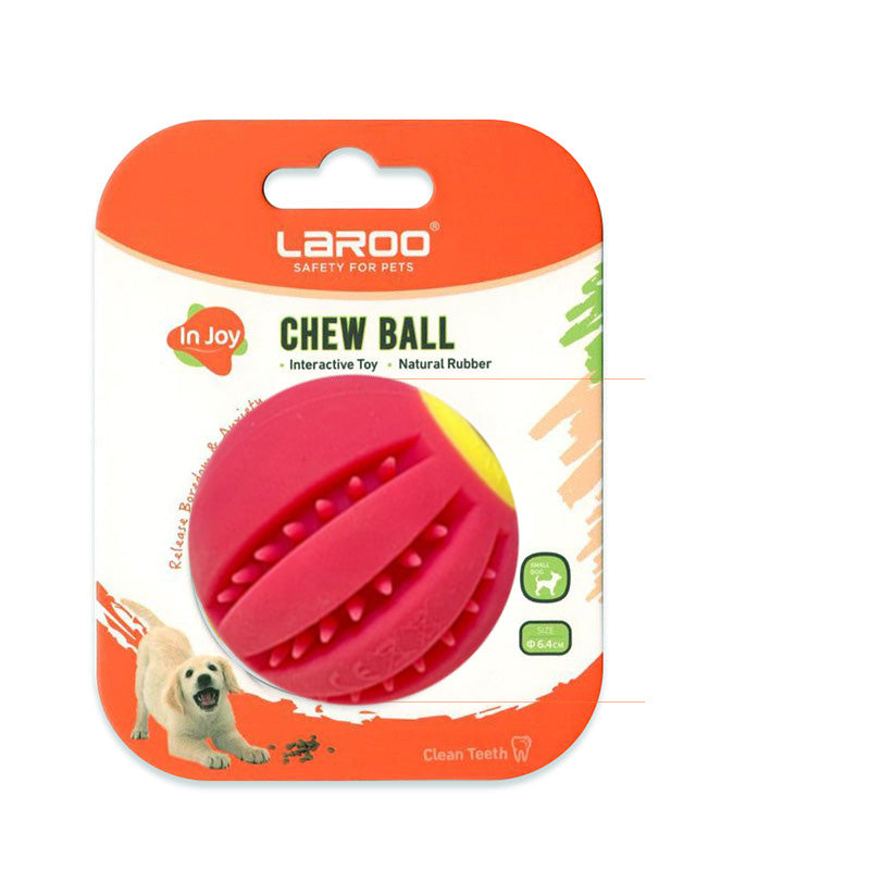 LaRoo萊諾 趣味漏食球 體重控制 橡膠玩具 狗狗玩具