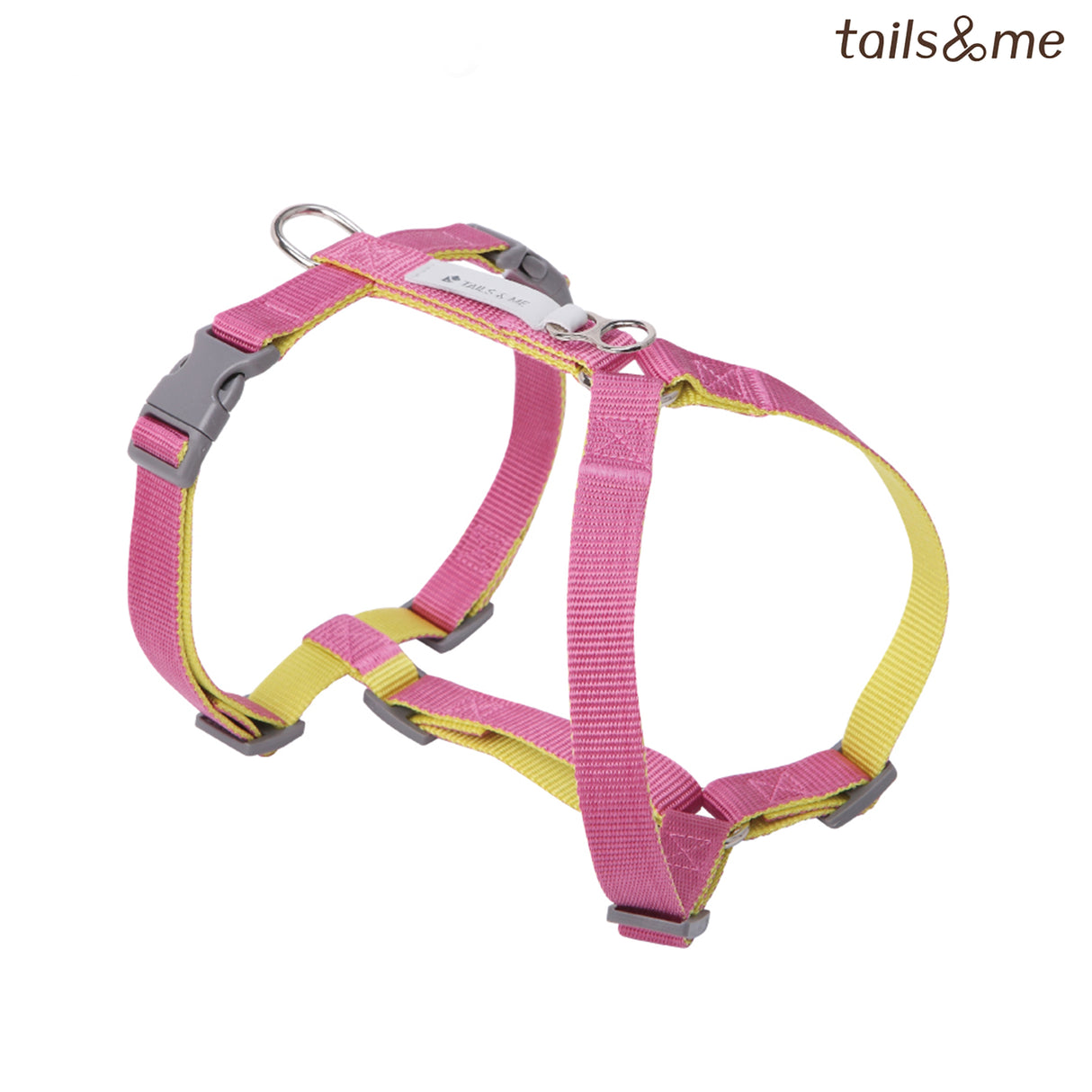 tails&me 尾巴與我 經典尼龍帶胸背帶 Two-Tone雙色系列 寵物胸背帶