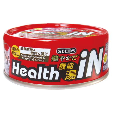 SEEDS 惜時 Health iN 機能湯澆汁貓餐罐 80g