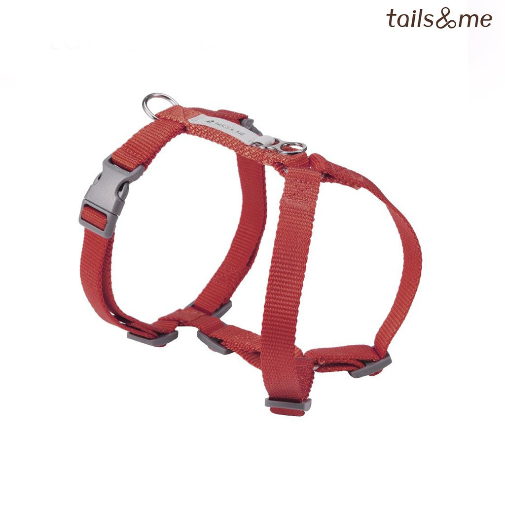 tails&me 尾巴與我 經典尼龍帶胸背帶 Nomo單色系列 寵物胸背帶