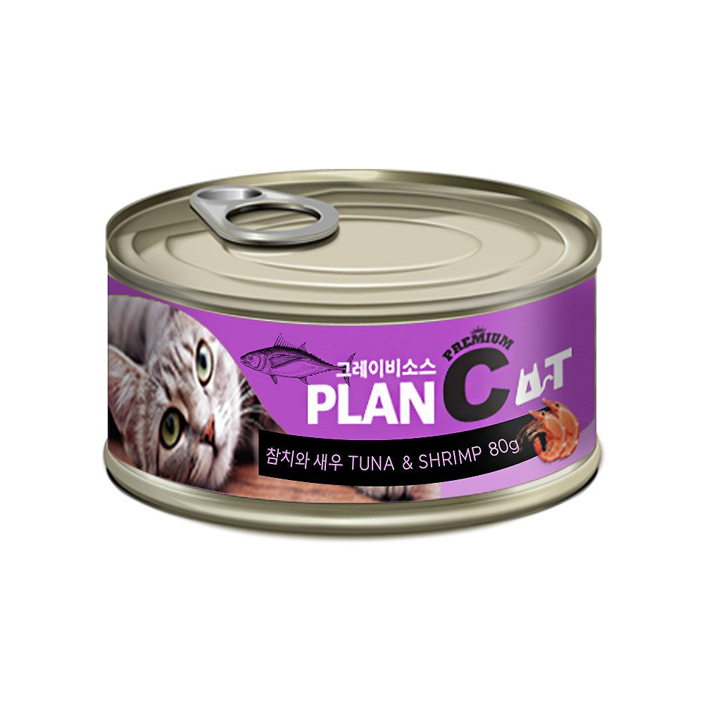 By Cat喵洽普 PLANCAT 無穀貓罐 6種口味 80g