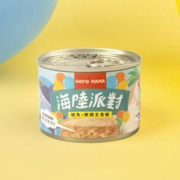 HeroMama 海陸派對主食罐 貓主食罐 80g
