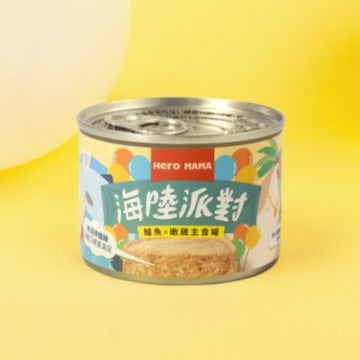 HeroMama 海陸派對主食罐 貓主食罐 80g