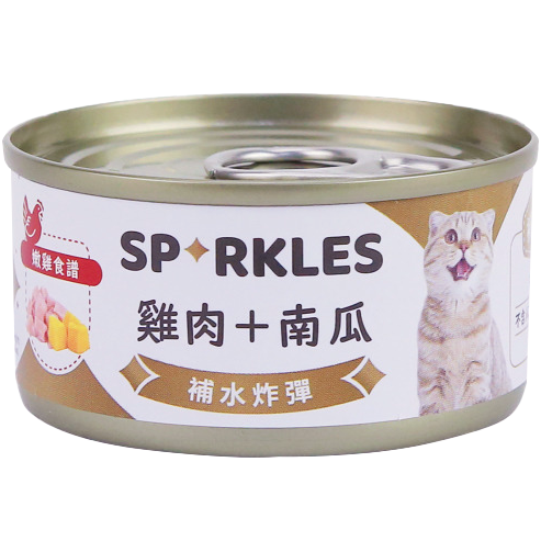 Sparkles 超級SP補水炸彈湯罐 貓罐頭 貓湯罐 貓罐 貓咪罐頭 貓罐頭主食罐 貓咪湯罐 貓副食罐