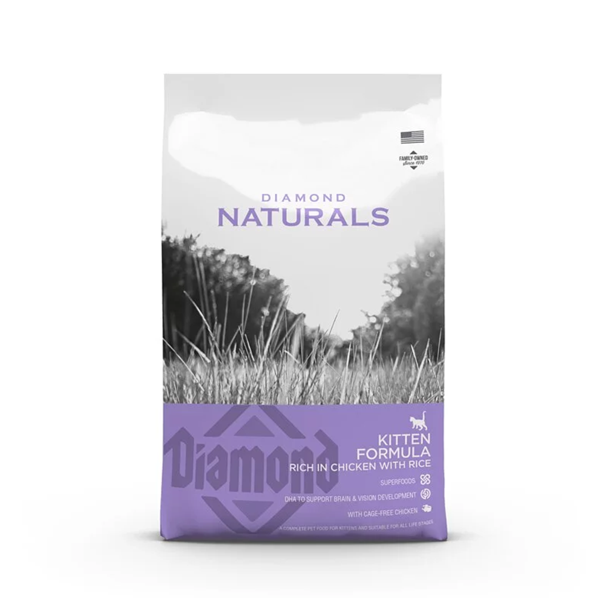 DiamondNaturals天然饌 貓飼料 雞肉米幼母貓 挑嘴貓 1kg