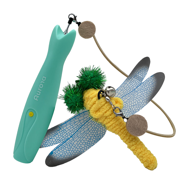 LaRoo萊諾 蜻蜓逗貓燈 逗貓棒