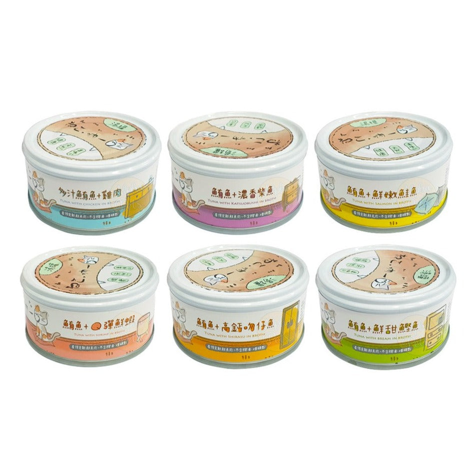 ねこ 吶一口 無穀貓湯罐 貓罐頭 80g