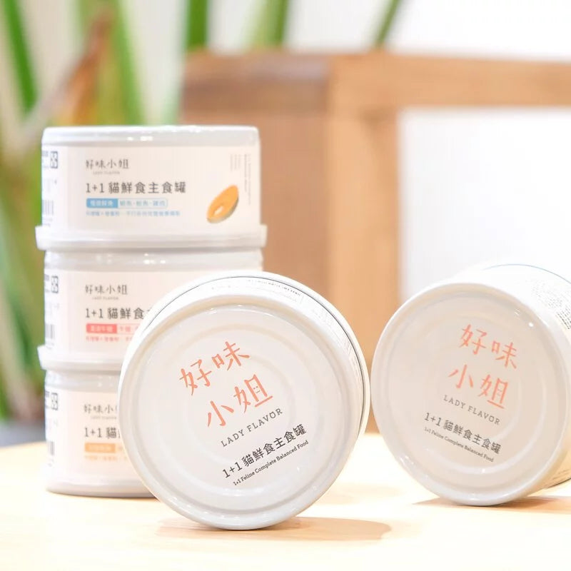 Lady Flavor好味小姐 1+1貓鮮食主食罐 111.5g