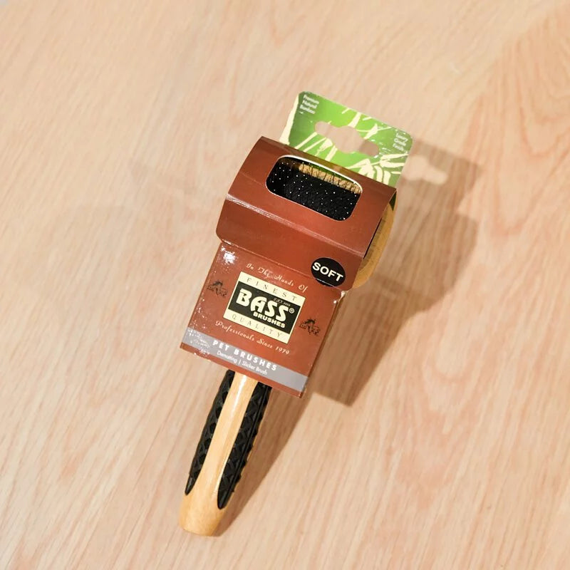 BASS 竹柄軟針梳 大 / 小