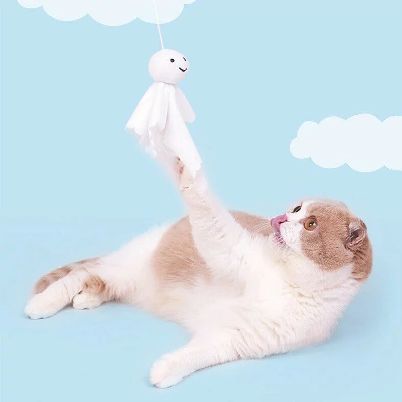 PurLab 噗撲實驗室 晴天娃娃逗貓棒 貓薄荷自嗨木杆貓玩具