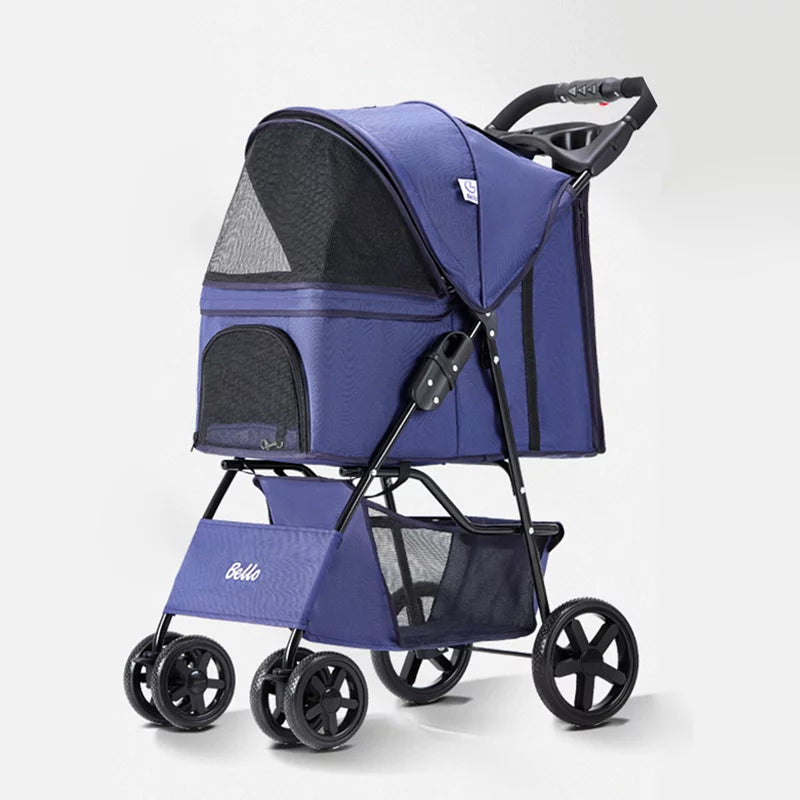 Bello SP02 基本款 輕便一鍵摺疊手推車 寵物推車