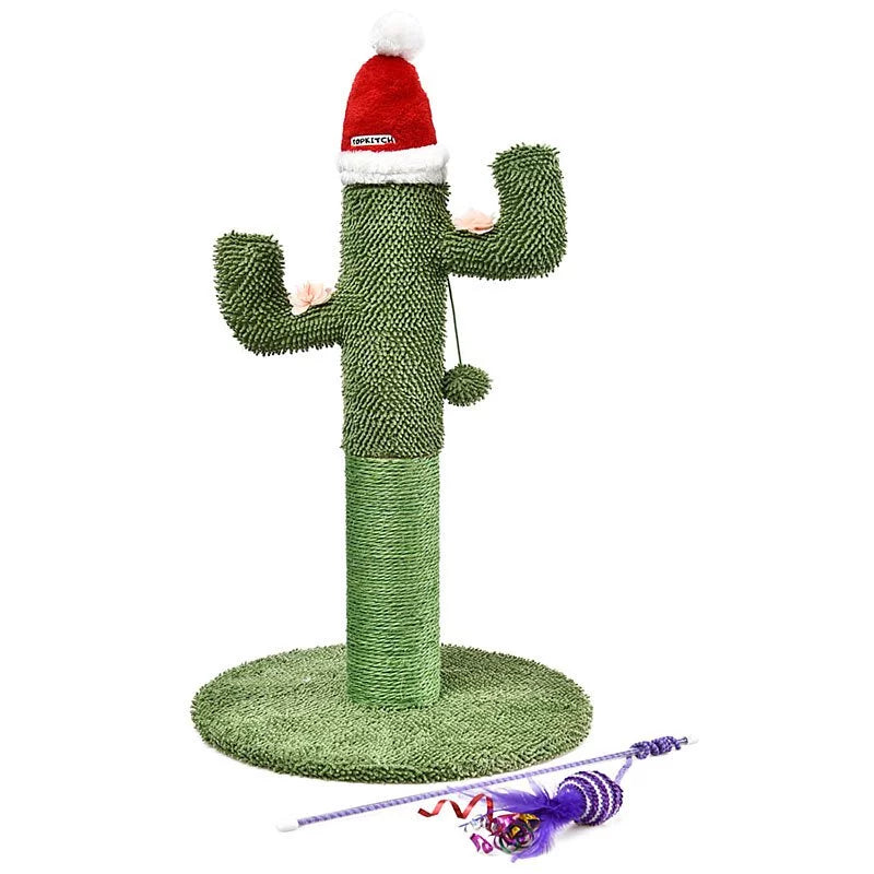 聖誕仙人掌造型貓抓柱套組