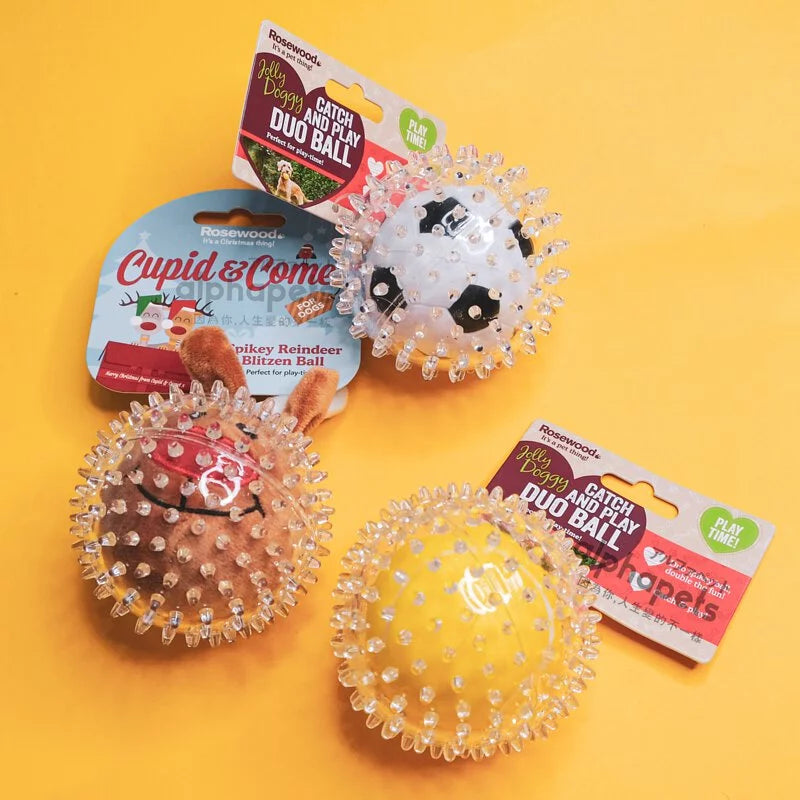 Rosewood 耐咬彈力潔牙球 網球