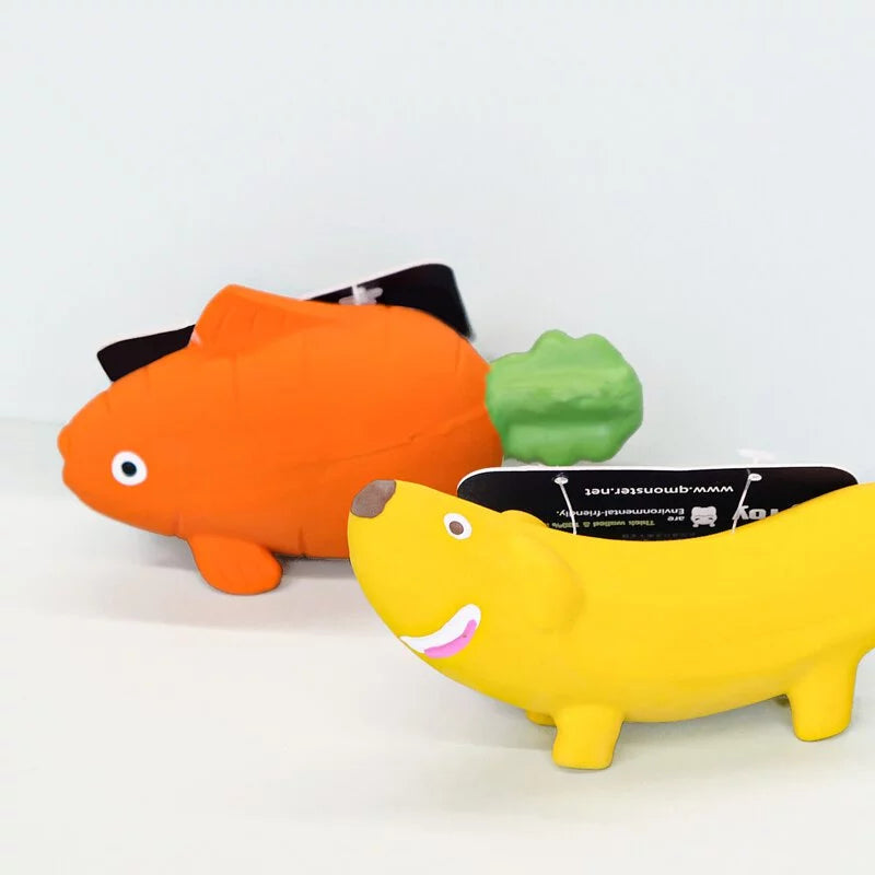 Q-MONSTER 水果動物家族 發聲玩具