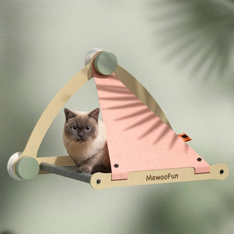 MewooFun喵乎汪也 吸盤式貓吊床 帳篷貓吊床 雙吊帶貓吊床