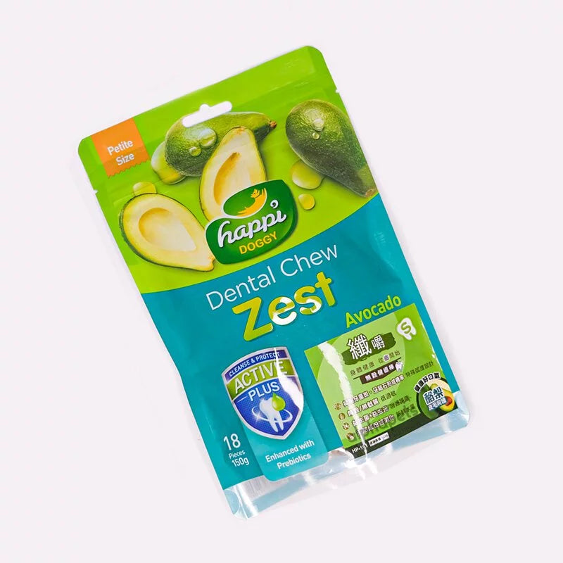 HappiDoggy纖嚼 咀嚼健齒棒 酪梨 S號