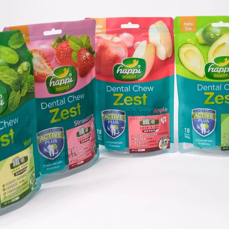 HappiDoggy纖嚼 咀嚼健齒棒 牛奶 S號