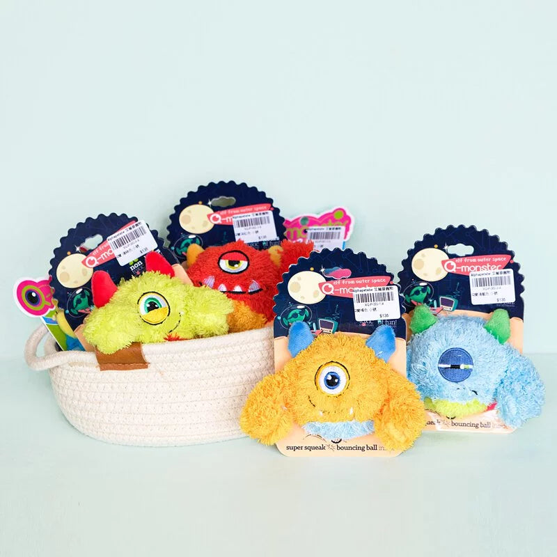 Q-MONSTER Q寶家族系列 TPR球發聲玩具