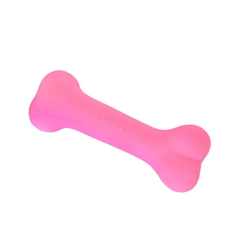 Q-MONSTER 三色骨頭 發聲玩具