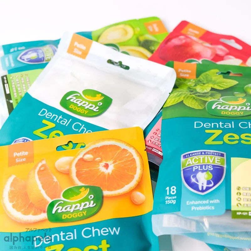HappiDoggy纖嚼 咀嚼健齒棒 薄荷 S號