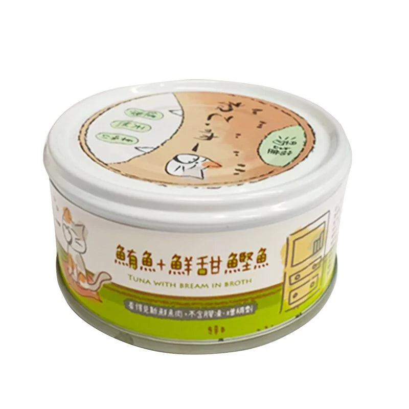 ねこ 吶一口 無穀貓湯罐 貓罐頭 80g