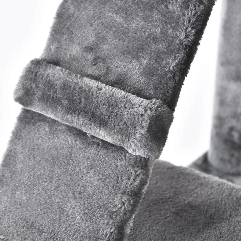 豪華大空間多層貓跳台 灰色