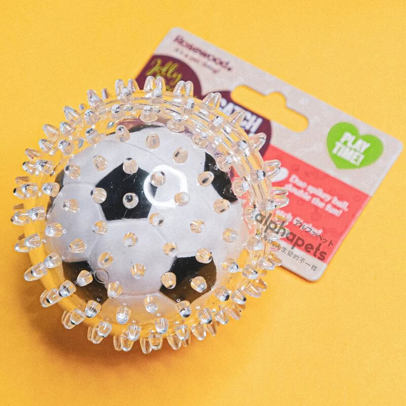 Rosewood 耐咬彈力潔牙球 足球