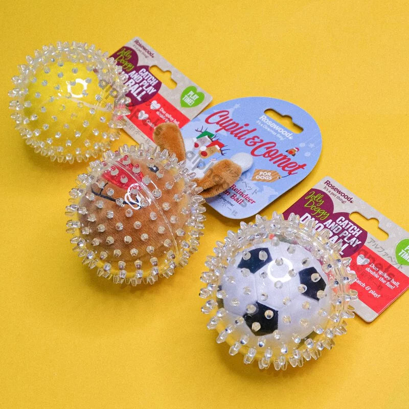 Rosewood 耐咬彈力潔牙球 網球