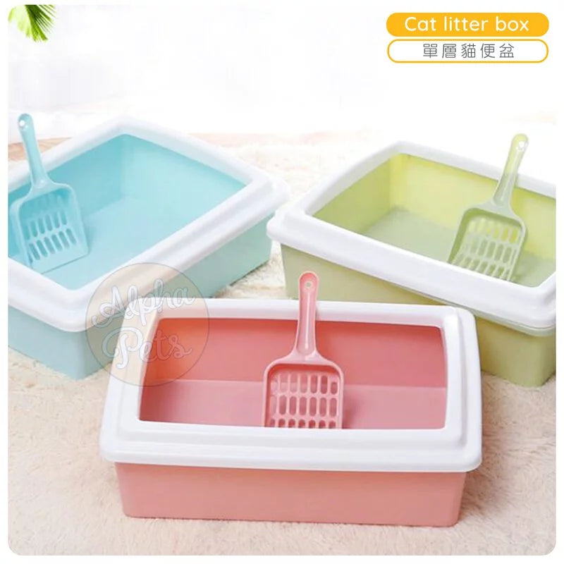 單層貓砂盆 貓便盆 貓砂屋