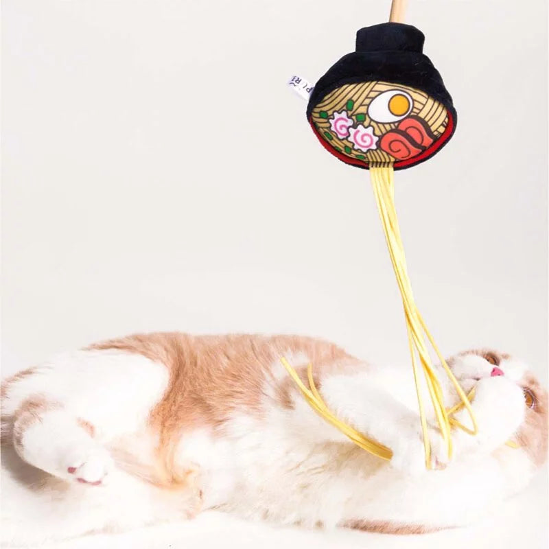 PurLab 噗撲實驗室 美食系列 耐咬貓薄荷逗貓棒 - 薯條 拉麵 火鍋