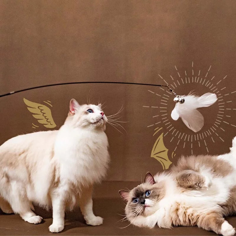 LitoMon怪獸部落 天使法杖×惡魔長鞭 伸縮逗貓棒