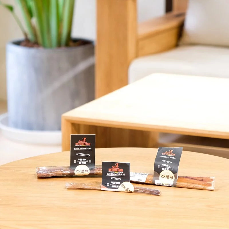 NATURAL FARM 自然牧場 單支耐咬系列 牛腱棒 單支1入裝 S/M/L/XL