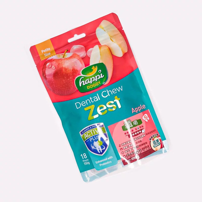 HappiDoggy纖嚼 咀嚼健齒棒 蘋果 S號