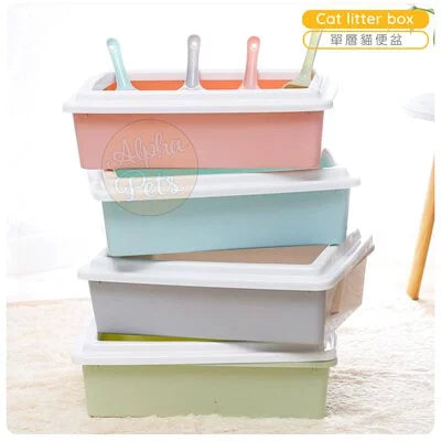 單層貓砂盆 貓便盆 貓砂屋