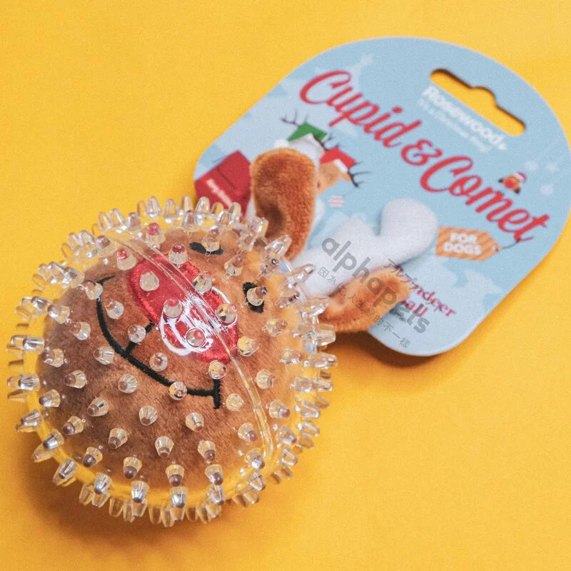 Rosewood 耐咬彈力潔牙球 麋鹿