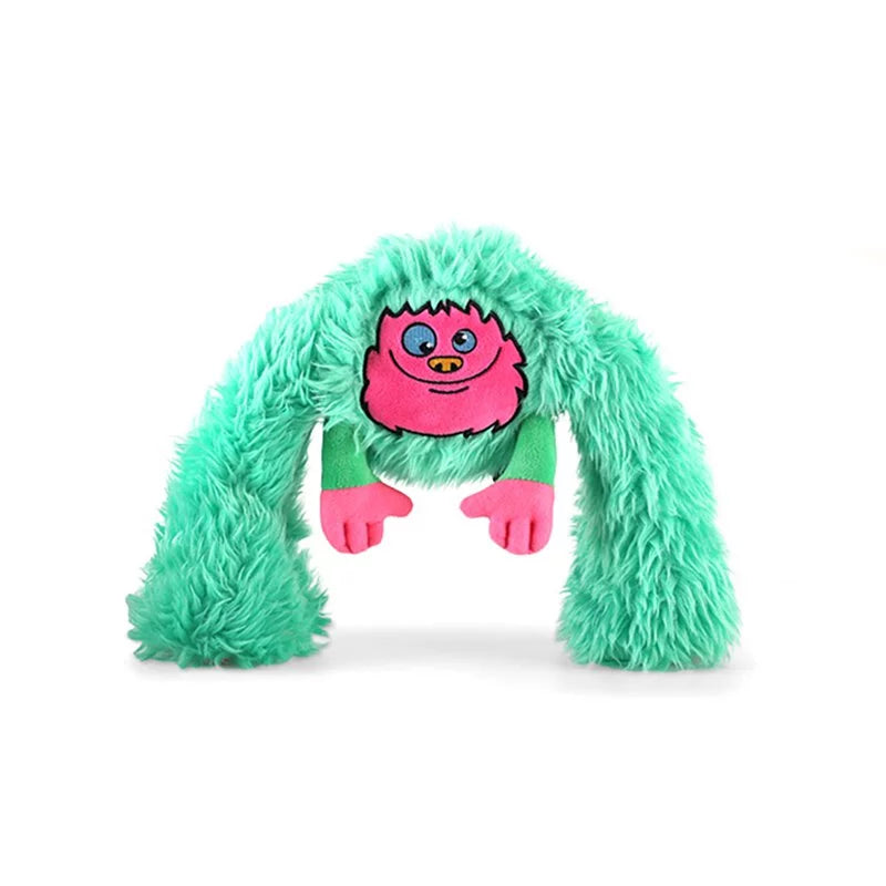 Q-MONSTER 互動拉扯玩具 長腳怪系列 TPR球發聲玩具