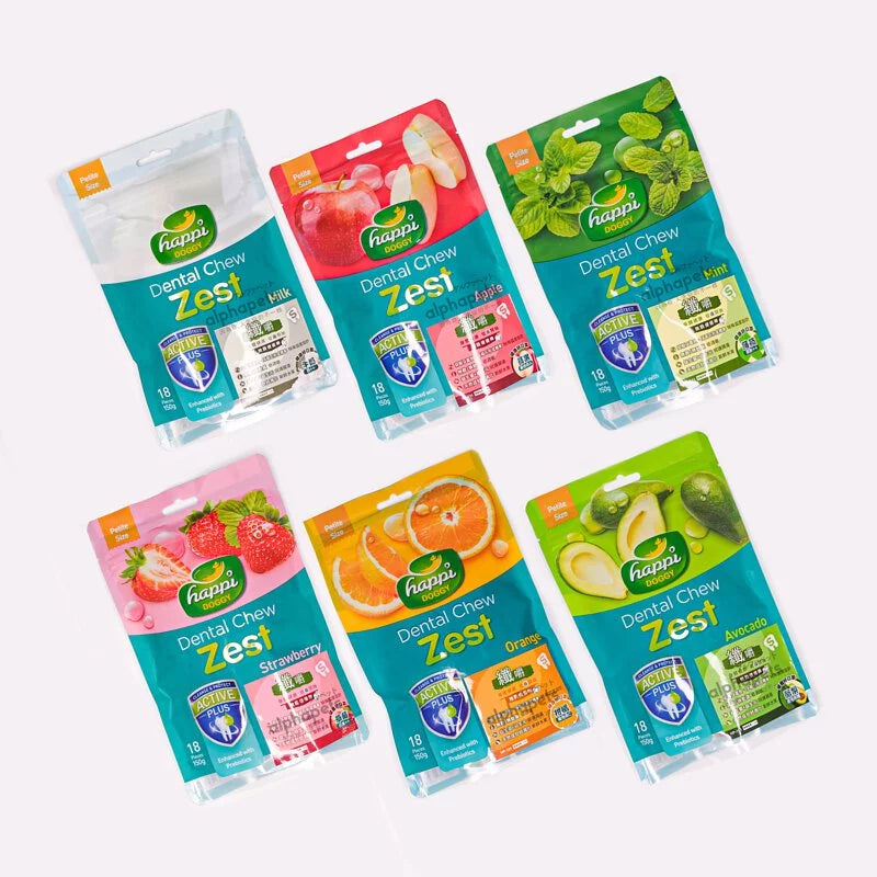 HappiDoggy纖嚼 咀嚼健齒棒 蘋果 S號