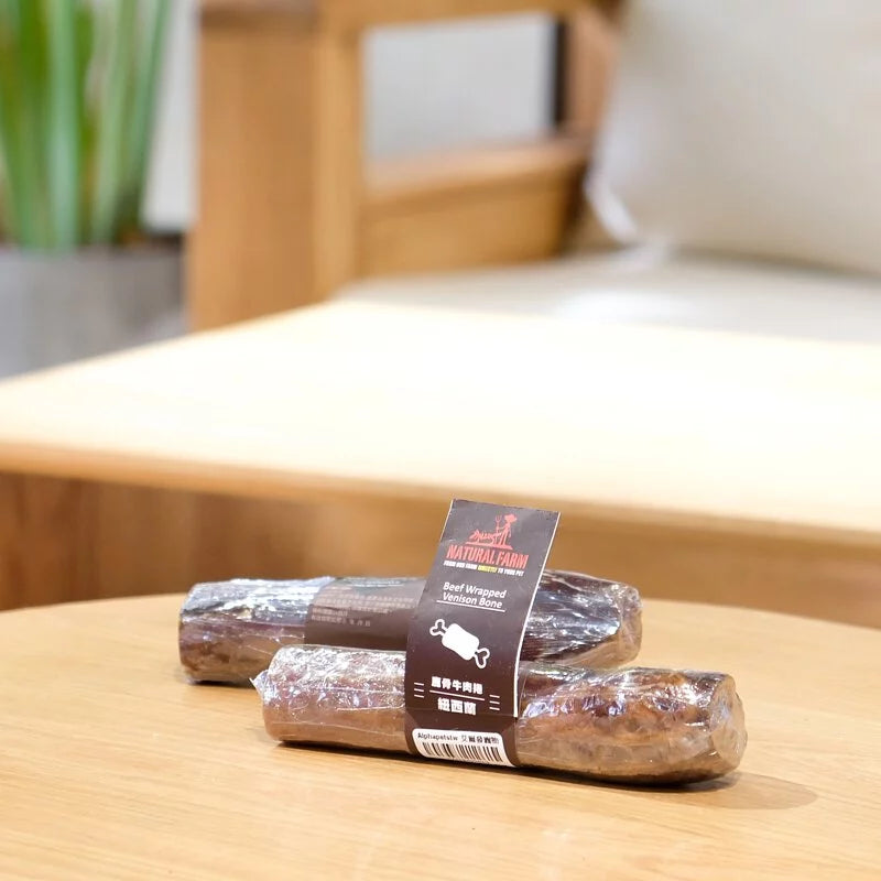 NATURAL FARM 自然牧場 單支耐咬系列 鹿骨牛肉捲 單入