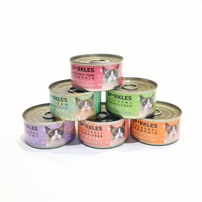 Sparkles SP 無膠無穀貓咪主食罐 貓罐頭 70g 7種口味
