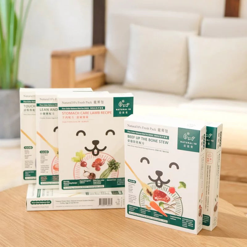 NATURAL10自然食 狗狗寵鮮包 寵物鮮食主食包系列