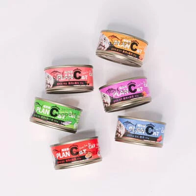 By Cat喵洽普 PLANCAT 無穀貓罐 6種口味 80g