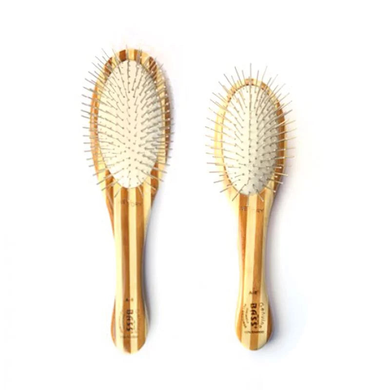 BASS 竹柄按摩梳 大 / 小