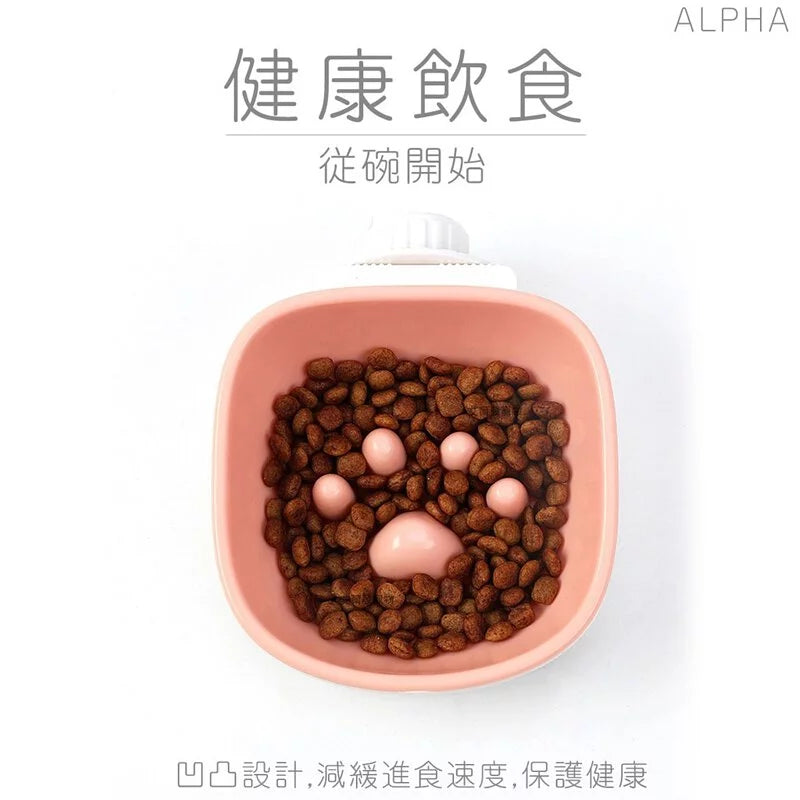 新款糖果色寵物掛式慢食碗