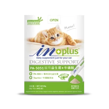 IN-Plus 腸胃保健PA-5051 貓用益生菌plus牛磺酸 1g x 30 / 包