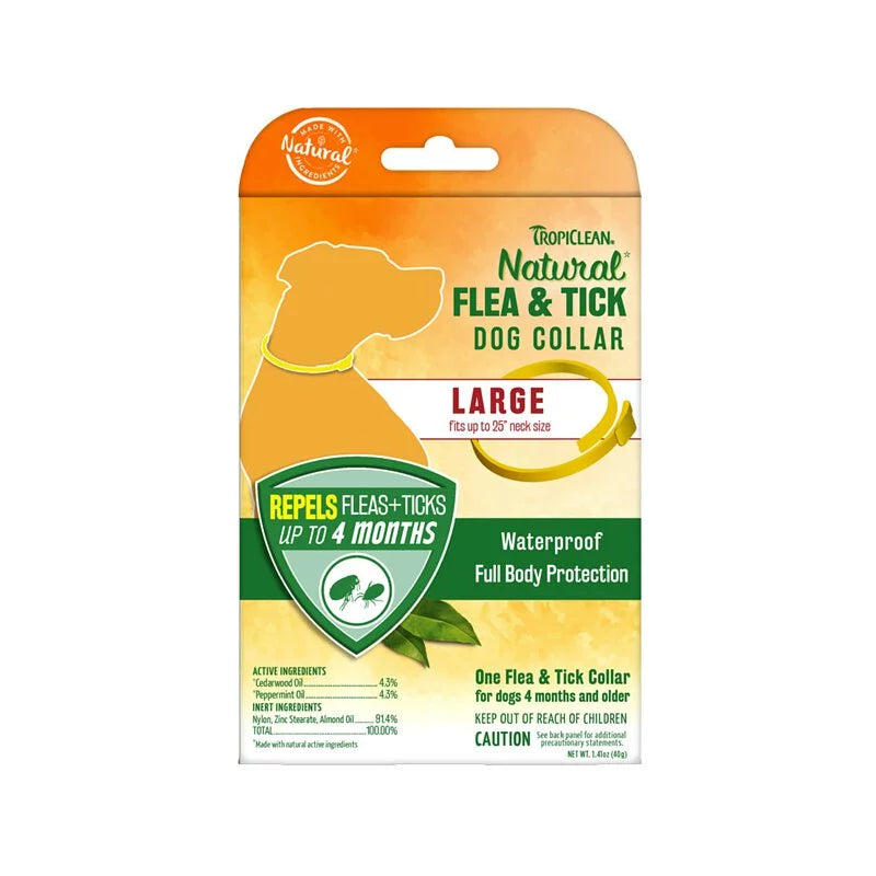 TROPICLEAN 蚤蜱逃 天然驅蚤頸圈 小/中/大型犬